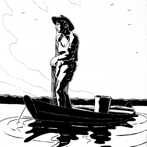 11-Pescando com tarrafa - Pedro Morbach